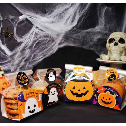 Halloween cookies wrapping bag ,Candy Gift Packaging bag, Party Decoration Supplies 20set/lot
