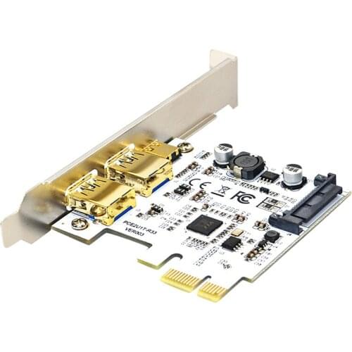 USB3.0 Expansion Card TYPE-C Positive and Negative Plug Adapter Card VL805 Master SATA Power Port 5Gbps Expansion Card