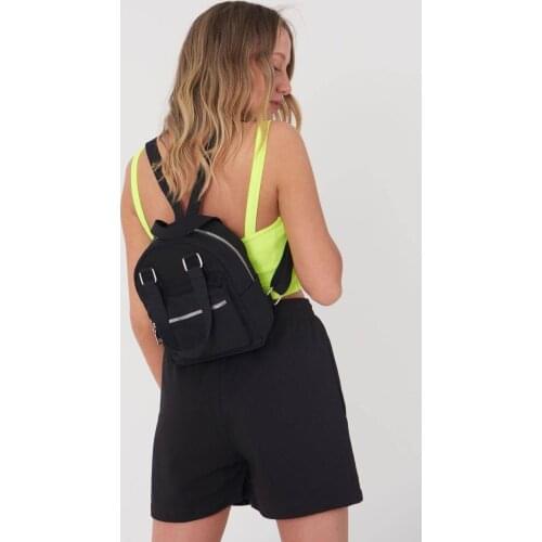 Women Black Linen Bag Ç3031 - F13 Adx-0000014611