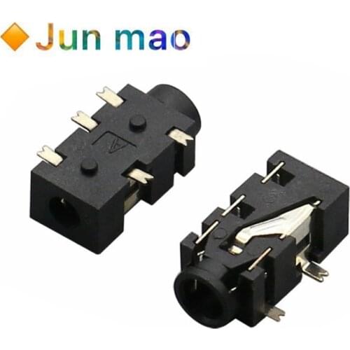 10PCS 3.5 headphone socket pj-327f 5-pin patch socket audio socket headphone jack