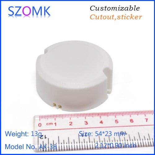 10 pcs, 54*23mm small flame retardant plastic electronics enclosure for LED power supply enclosure controller box for pcb design