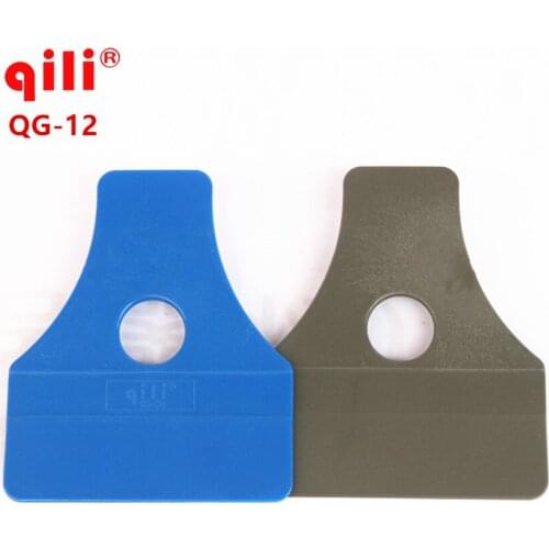 120PCS QILI QG-12 Trapezoidal Sticker Squeegee Window Film Installation Scraper Tools Car Vinyl Tint Wrapping Plastic Scraper