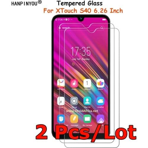 2 Pcs/Lot For XTouch Extreme S40 Tempered Glass Screen Protector Explosion-proof Protective Film Toughened Guard