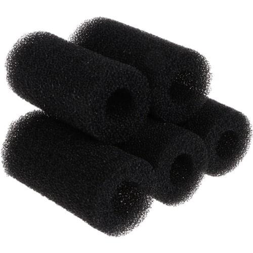2020 New 5 Pcs Sponge Aquarium Filter Protector Cover For Fish Tank Inlet Pond Black Foam