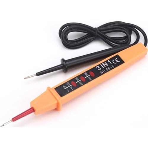 3 In 1 Digital LCD Display Circuit Tester Car Truck Vehicles Low Voltage Tester, Automotive Test Pen AC Voltage Tester Detector