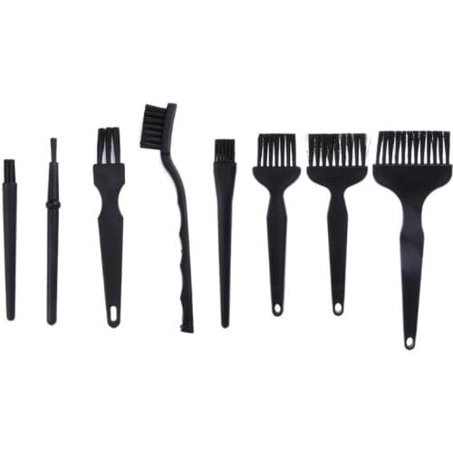 8 pcs ESD Safe Anti Static Brush Detailing Cleaning Tool for Mobile Phone T