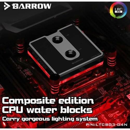 Barrow PC water cooling Radiator cpu cooler processor Water Block for INTEL LGA-115X micro waterway LTCP03-04N LTCB03-04N