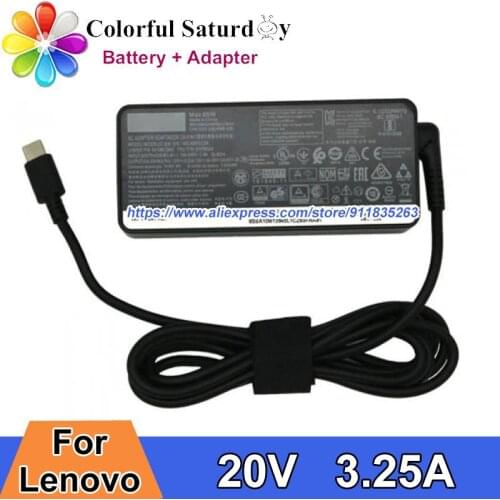 65W ADXL65YCC3A 20V 3.25A AC Adapter Power Supply 15V 3A 9V 2A 5V 2A For LENOVO THINKPAD E480 P43S E15 E14 X280 L380 X1 TABLET