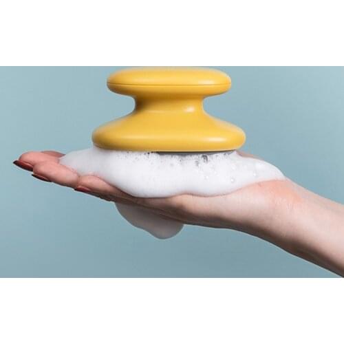 Household Silicone Bath Head Body Massage Brush Comb Shampoo Soft Cushion Comb Portable Scalp Brush Bathroom Hair Washing Comb