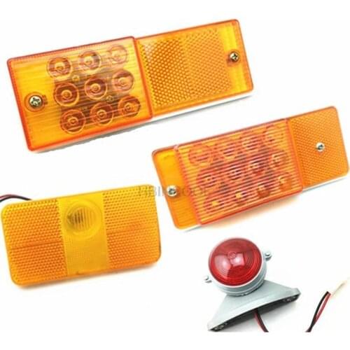 For LED12V24V truck side light, red and yellow side light, semi-trailer rail side light, gantry light, general installation of