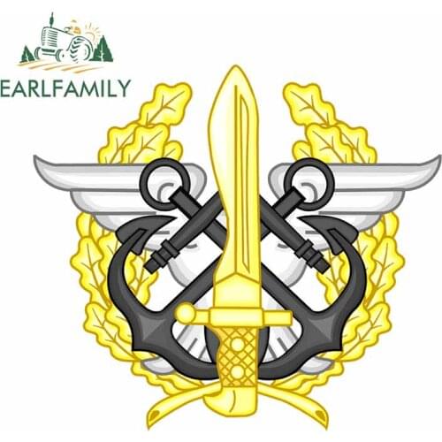 EARLFAMILY 13cm x 11.5cm Car Sticker Mando Conjunto de Operaciones Especiales Special Operations Vinyl Badge Decal Graphic