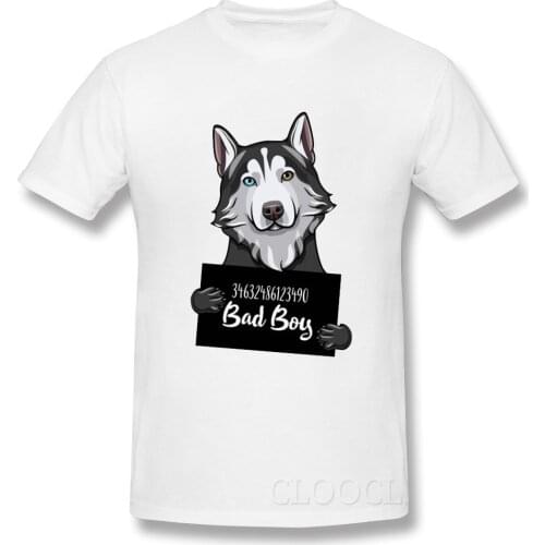 CLOOCL Siberian Husky Cotton T-shirts Fashion Brand Summer Casual Tee Men Women O-neck 100% Cotton T-Shirts Tops Drop Shipping