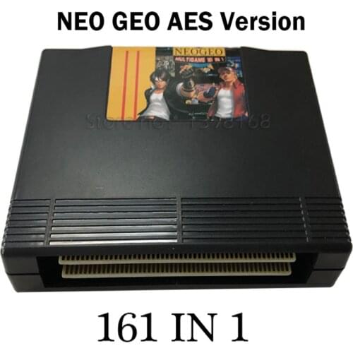 161 in 1 NEO GEO AES multi games Cartridge Standard Jamma NeoGeo Super AES 161 in 1 AES version for Family AES Game Console