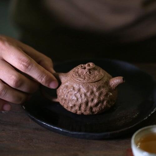 Small thin foetus by hand the old section of the mud ganoderma lucidum for spring 105 ml sketch for a pot of spring