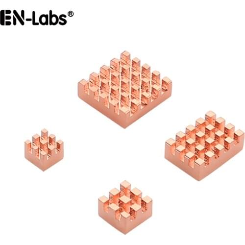 Radiator Copper Raspberry Heatsink,Mini PC Raspberry Pi 4 3 2 1 Model B A Plus Processor RAM Memory Lan Chip Heat sink Cooling