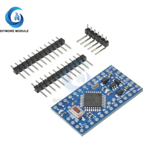 Pro Mini Atmega328P 5V 16MHz Microcontroller Module For Arduino System Program Emulator Evaluation Board Development Tools