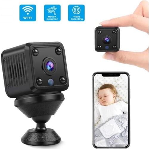 1080P HD Mini IR Camera with Magnetic Bracket Night Vision Photographing Camera for Home Security Camcorder Motion Detector