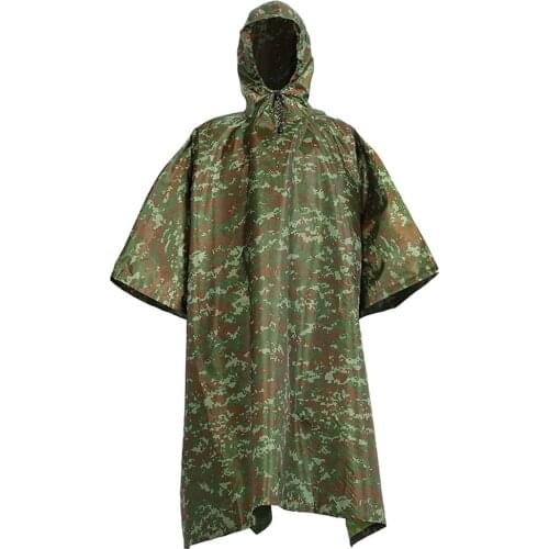 Men Women Multifunction Raincoat Waterproof Rainwear Rainproof Poncho for Outdoor Camping Hiking Mountaineering