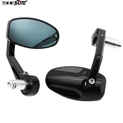 Motorcycle Universial CNC Handle Bar End Rearview Mirror Cafe Racer For Aprilia CR150 GPR150 RS125 RSV Mille /R RSV1000R RSV4