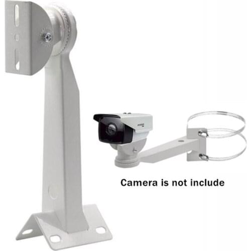 1PCs Security CCTV stand 360 Degree CCTV Camera Pole Mount Brakit Pole Hoop Mounting Bullet Camera Stand Bracket