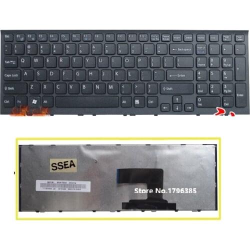 SSEA New US Keyboard black for Sony VPC-EH VPCEH series Laptop Keyboard