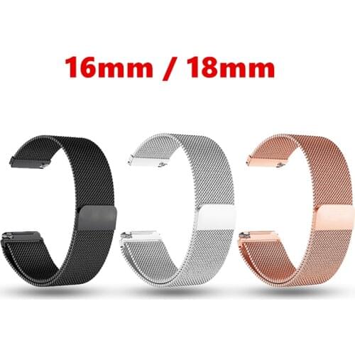 NEW 16mm/18mm Replacement strap Milanese smart watch Band Wristband For huawei B5 Bracelet hua wei Wrist strap b6 b3 Accessory
