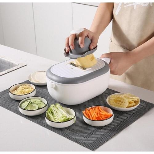 Vegetable Fruit Slicer Grater Cutter Peeler Multifunctional Potato Peeler Carrot Grater Drain Basket Kitchen Tool Drop Shipping