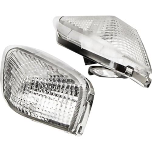 Motorcycle Front Turn Signal Cover LED Indicator Lamp Shade for Kawasaki ZZR400 1990 1991 1992