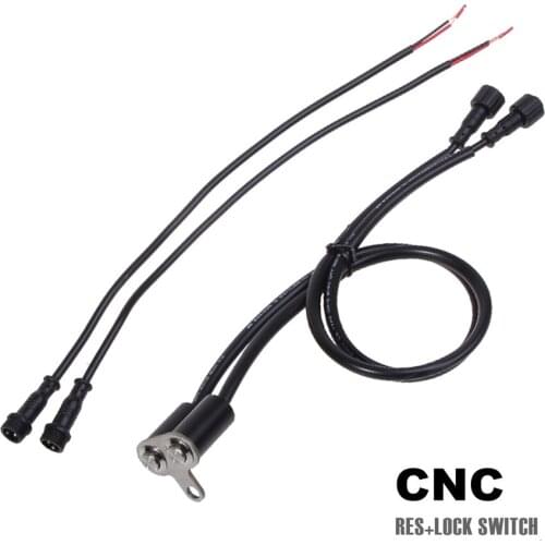 Motorcycle Switch ON-OFF Handlebar Adjustable Mount Waterproof Switches RES+Lock Switch Button DC12V