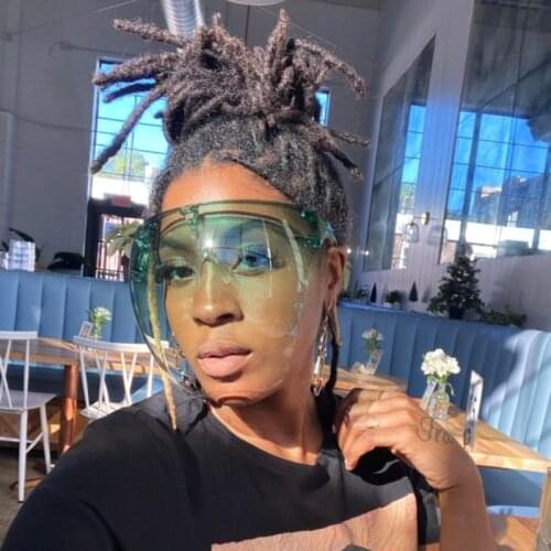 Transparent Faceshield Anti-Spray Mask Protective Goggles Protective Goggle Glass Sunglasses Full Face Covered Spherical Lens