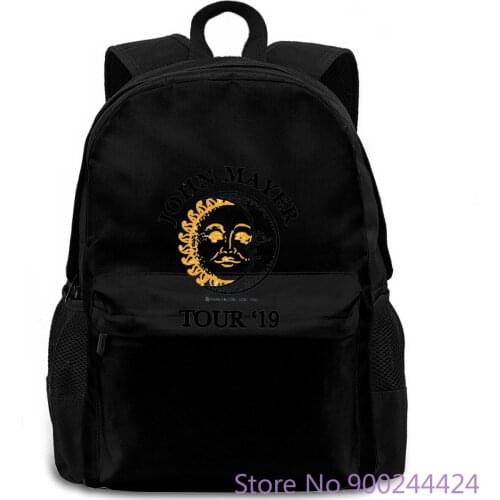 John Mayer Online Ceramics Tour NEW NEW NEW Newest Letter Print women men backpack laptop travel school adult student
