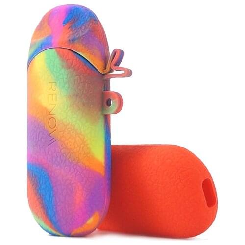 50pcs Anti-slip silicone case for Vaporesso Renova ZERO Kit texture skin rubber sleeve shield wrap protect cover Fit Renova zero