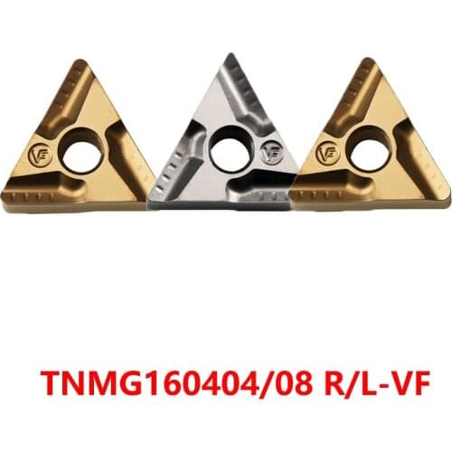 TNMG160408L TNMG160408R TNMG160404L TNMG160404R VF CT3000 Carbide Inserts TNMG 1604 Lathe Turning Tool Cutter CNC 10pcs Original