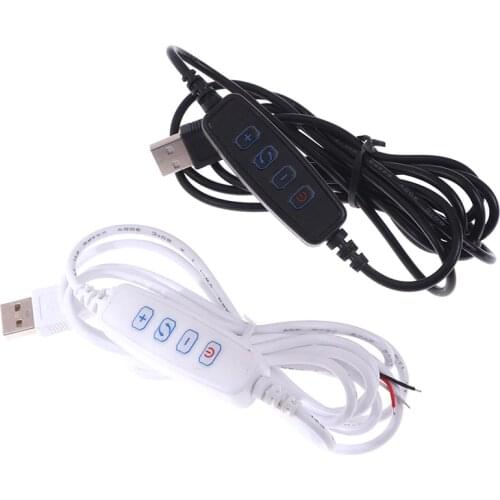 1PCS LED Dimmer USB Port Power Supply Line Extension Cable With ON OFF Switch Adapter Hot Sale