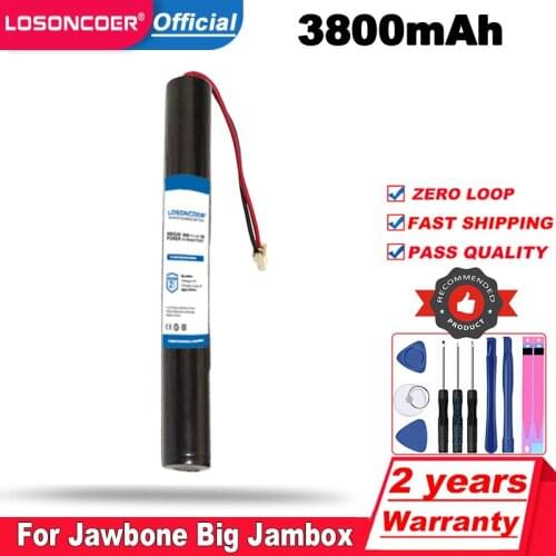 LOSONCOER Top Brand 100% New 3800mAh Good Quality Battery for Jawbone Big Jambox Speaker Batteries