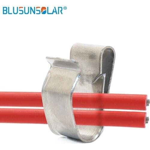 100 pcs/Lot High quality Solar PV Cable Clips, Clamp Solar Cable