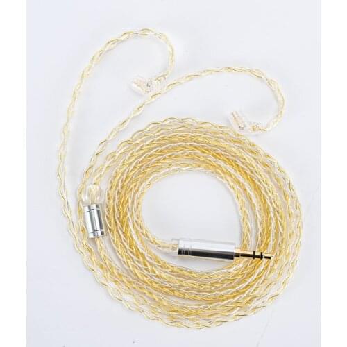 5N silver plated cooper 2.5mm/3.5mm Plug Earphone Cables MMCX HiFi Balance cable for F7200 F410