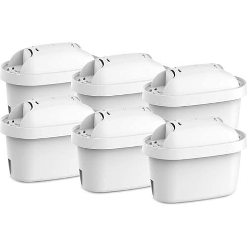 6Pcs (NOT for Waterdrops Jugs) Compatible for All Brita Maxtra+ Jug, Brita Kettle Universal Filter Cartridge