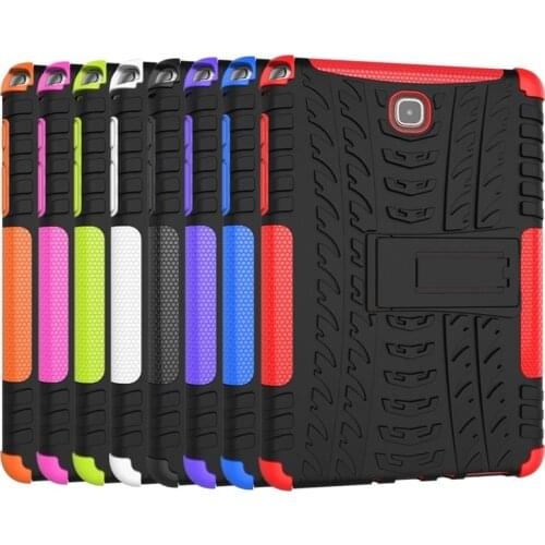 Hybrid Armor Kickstand Hard TPU+PC Back Case For Samsung Galaxy Tab A 8.0 SM-T350 T355 P350 P355 8.0 inch Tablet Case +FilmPen