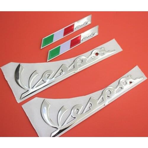 Motorcycle 3D emblem Decal Italian style sticker for PIAGGIO Vespa