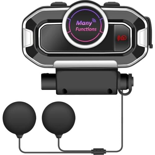 Motorcycle Helmet Headphones BT5.0 Intercom Earphone FM Radio With Microphone Automatically Answer Mic Locomotive Helmet Headset