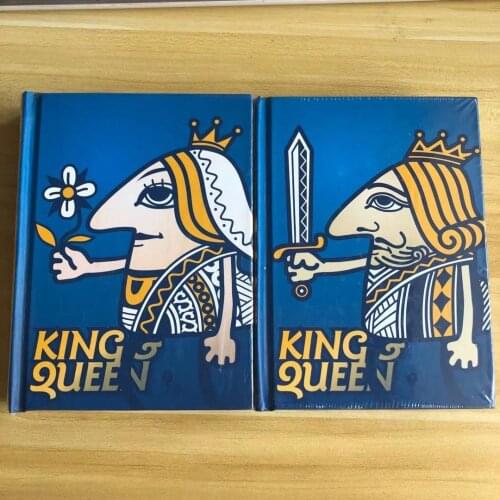 Cook King And Queen Hardcover Portable Notebook 13*18cm Thick Sketchbook Kraft Paper 320P