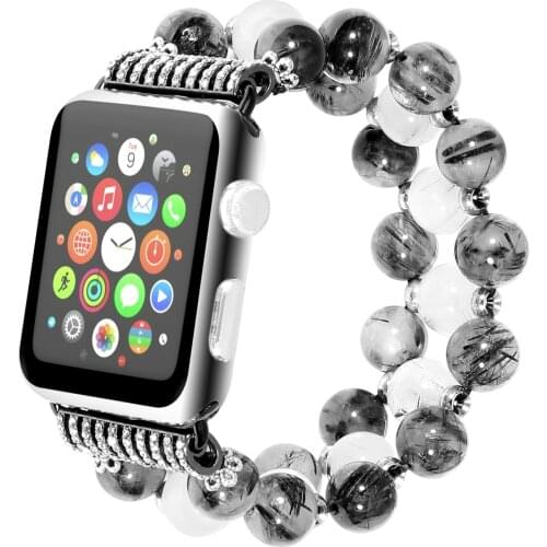 Pearl strap Compatible with Apple watch 44mm 42mm 40mm 38mm Woman Replacement bracelet strap for iwatch 6 5 4 3 2 SE Accessories