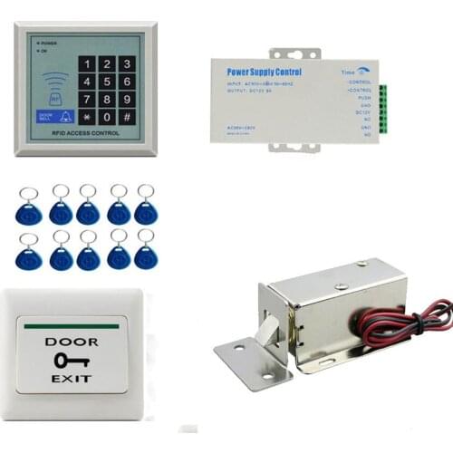 125KHz RFID Access Control Kit Electronic Lock Smart Electric Bolt Lock Door Lock Wardrobe Cabinet Furniture Hardware Door Lock