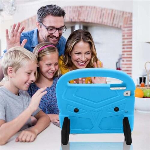 For iPad Air 2 Shockproof Case Hand-held EVA Full body Cover Handle Stand Cover for iPad 2 3 4 iPad mini 4 5 Kids Handgrip Coque