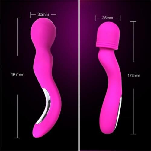AV vibrator Sexy Heating vibrators 12 Speeds Magic Massager for Woman G Spot Vagina Clitoris LED vibrato G-spot Rechargeable