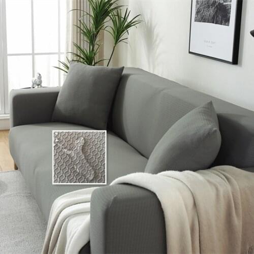 High quality Waterproof all-inclusive sofa cover Solid Color pet urine leakproof four seasons universal for different Shape Sofa