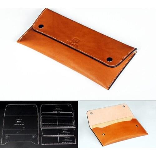 WT859 Handbag Acrylic Template Wallet Leather Pattern Acrylic Leather Pattern Leather Templates for Bags