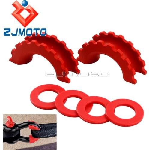4 Color 3.25T Shackle Protector Cover 5/8 Shackle D-Ring Isolator Anti Rattle Protector Towing Parts For Jeep Truck SUV