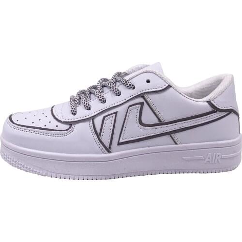 Reflective Shoes Womens Mesh Surface Breathable 2019 Summer Ins Korean Street Shooting White Shoes Sports Shoes